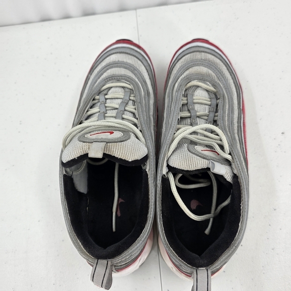 Nike Air Max \'97 University Red Pure Platinum Men\'s Size 9.5 921826-009‎ Read. main image 5